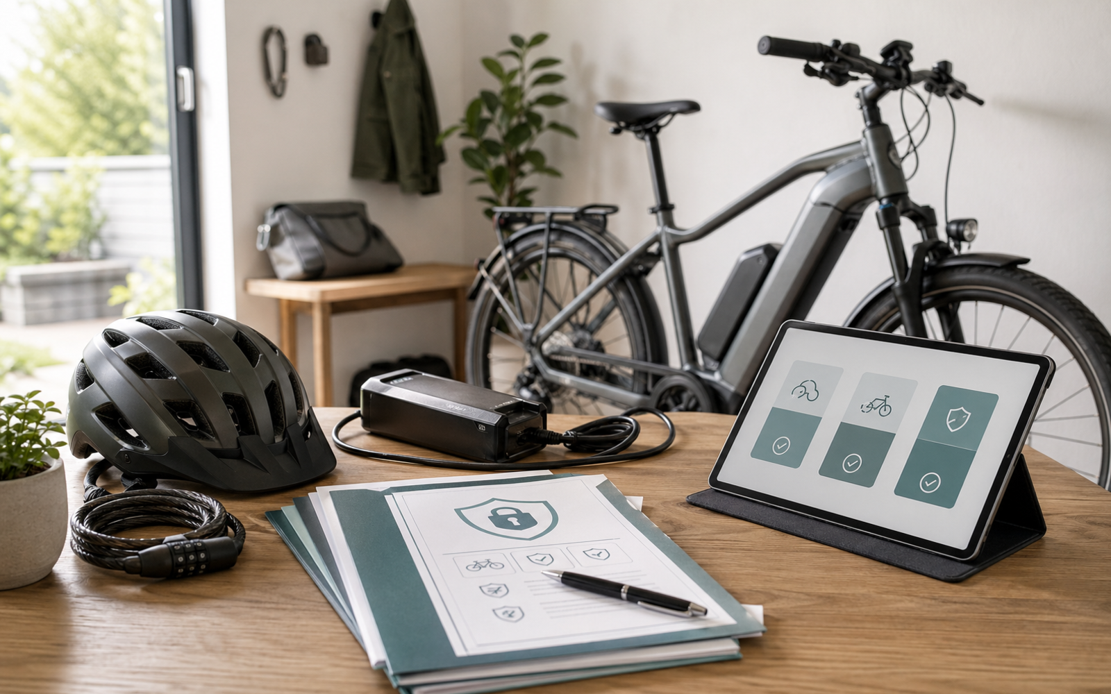 Themenbild für E-Bike Versicherung auf tierhalterhaftpflichtversicherung-rechner.de